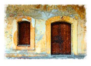 Old fort door and window