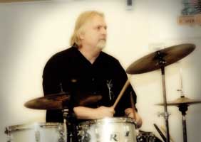Paul on drums